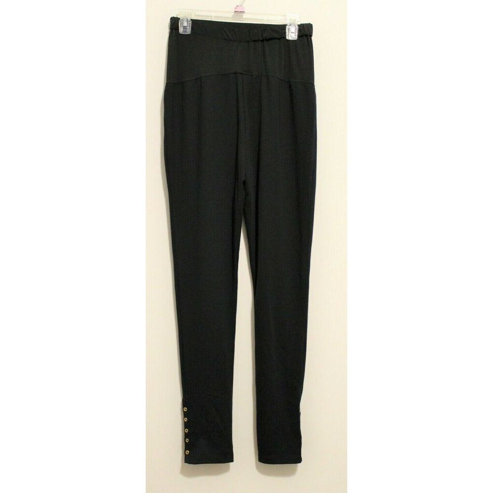 Labor Of Love Maternity Women's Black Straight Leg Pants Size Medium NWOT